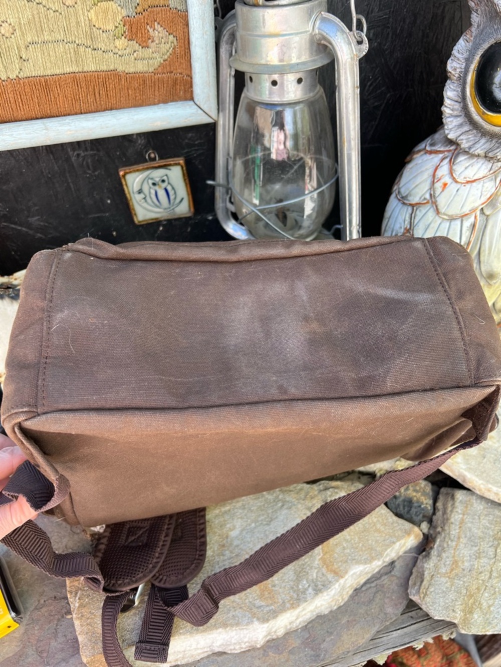 Cutter & Buck Canvas and Leather Backpack. - Picture 11 of 14